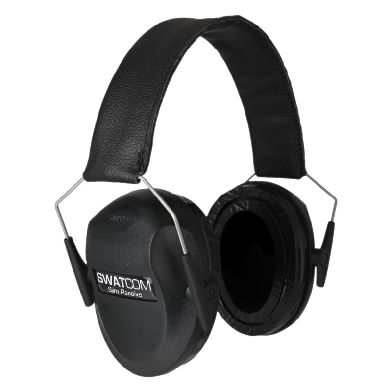 Swatcom Slim Passive Folding EarMuff Black