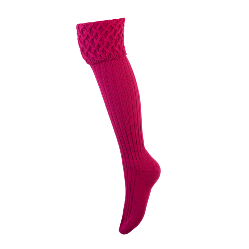 Unisex Rannoch Sock Fuschia