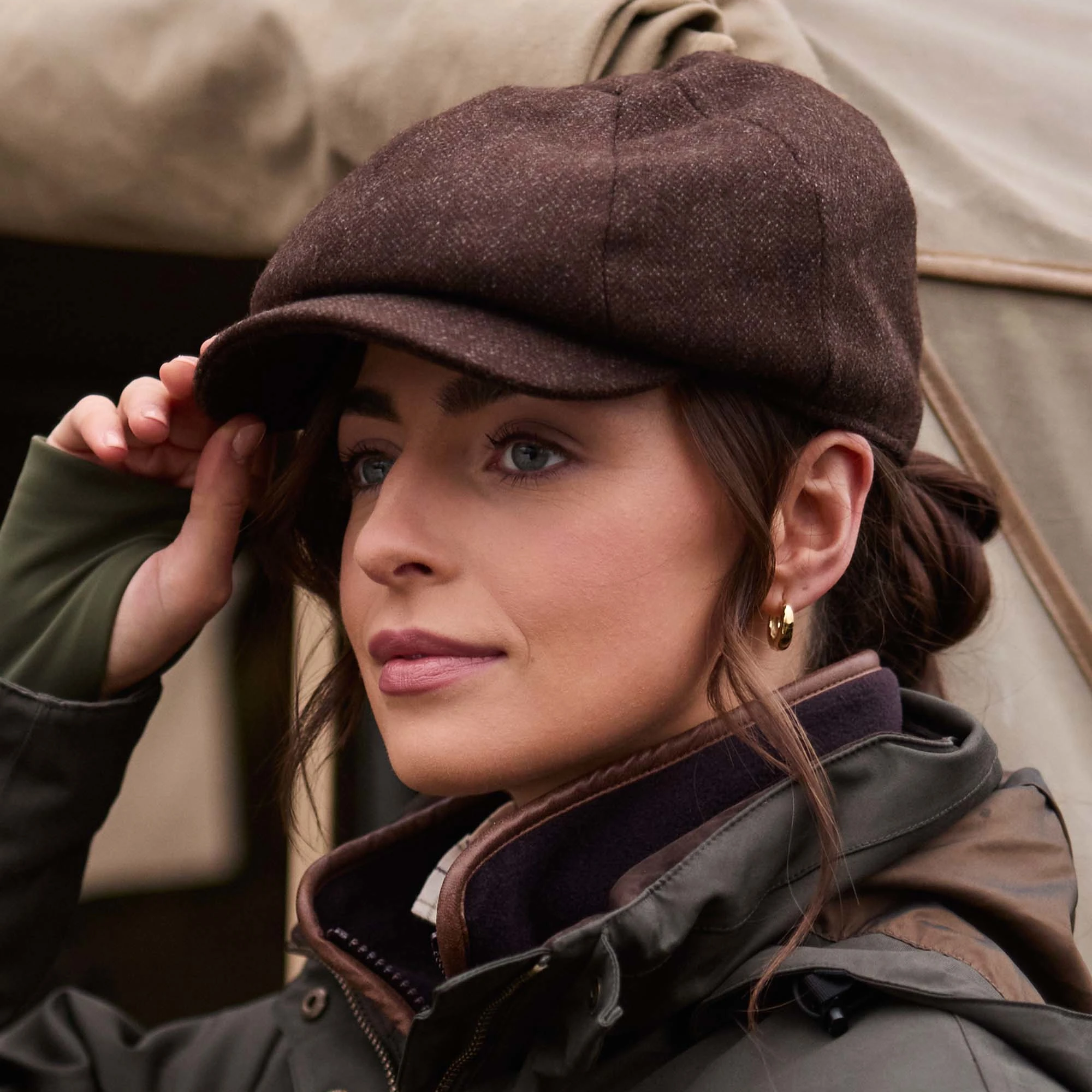 Schoffel Womens Newsboy Cap