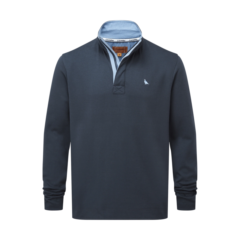 Schoffel Mens Branscombe Cove Sweatshirt Dark Blueberry