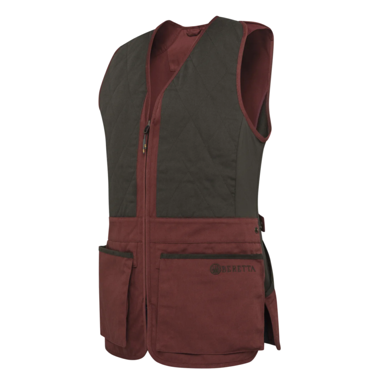Beretta Teal Sporting Evo Womens Vest Madder Brown