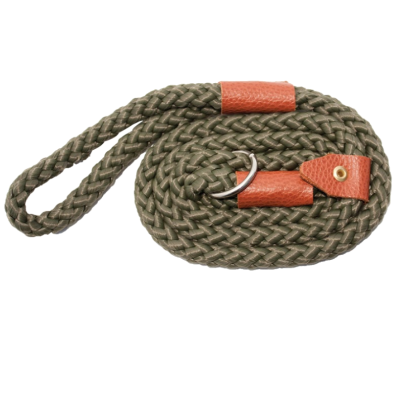 Bisley Heavy Duty Rope Slip Lead Green