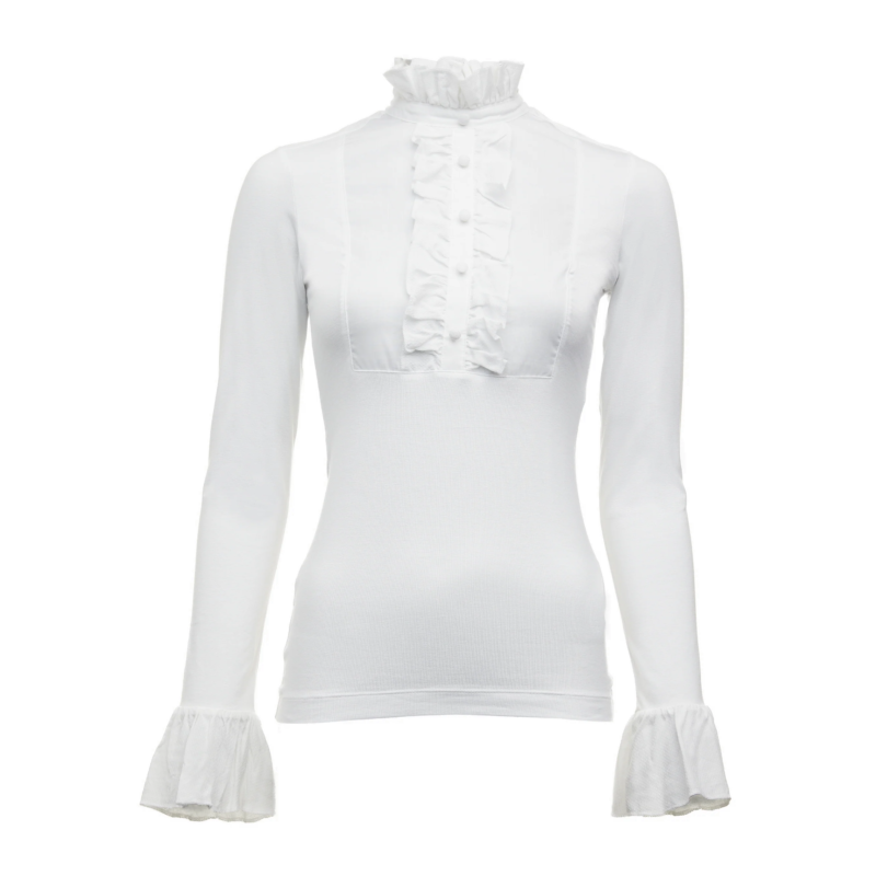 Holland Cooper Melissa Jersey Blouse White