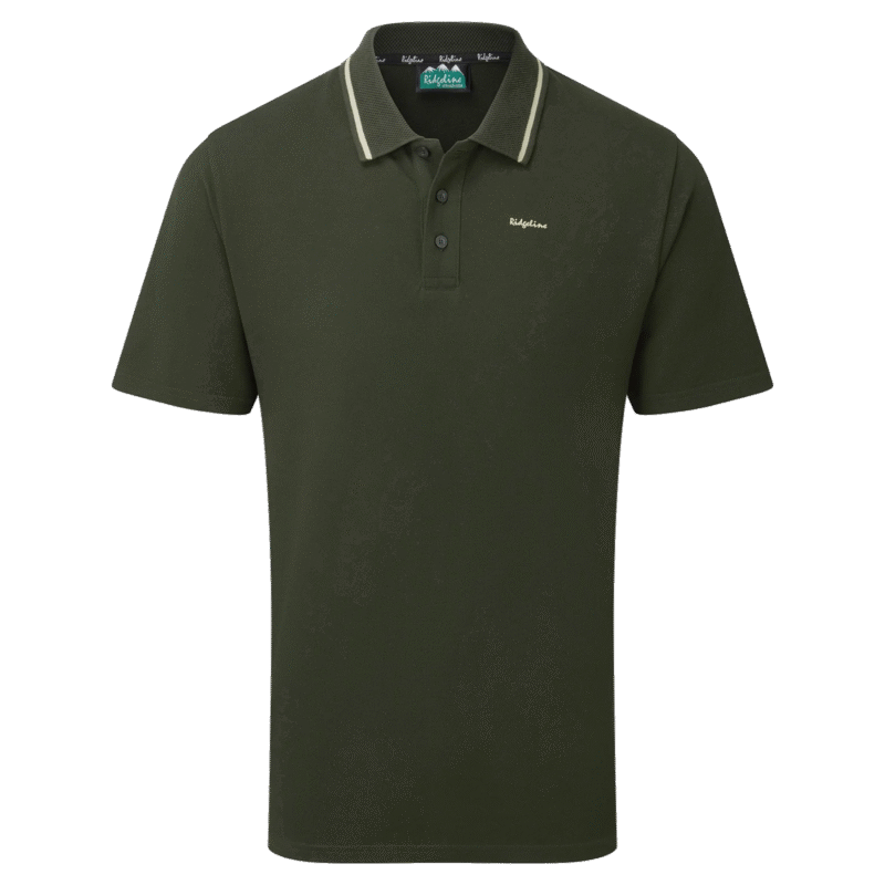 Ridgeline Mens Kilworth Polo Top Deep Forest