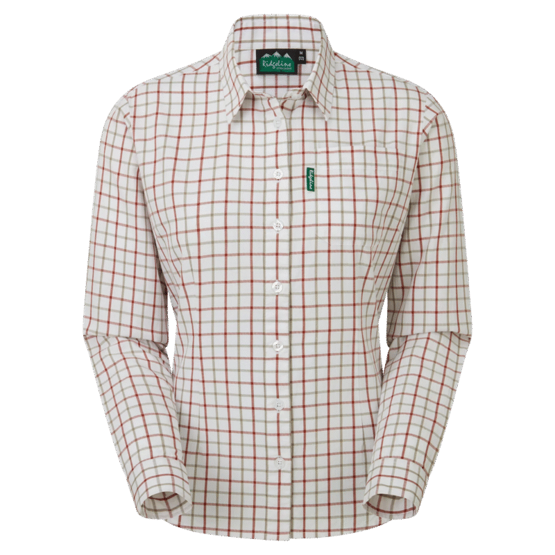 Ridgelines womens Sedgebrook Shirt Russet and Roasted Cashew
