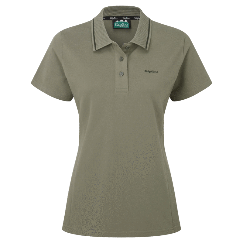 Ridgeline Womens Kilworth Polo Top Smokey Olive
