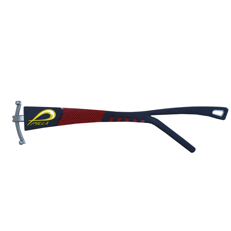 Pilla Outlaw X7 Carbon Frame Black Red Yellow Logo