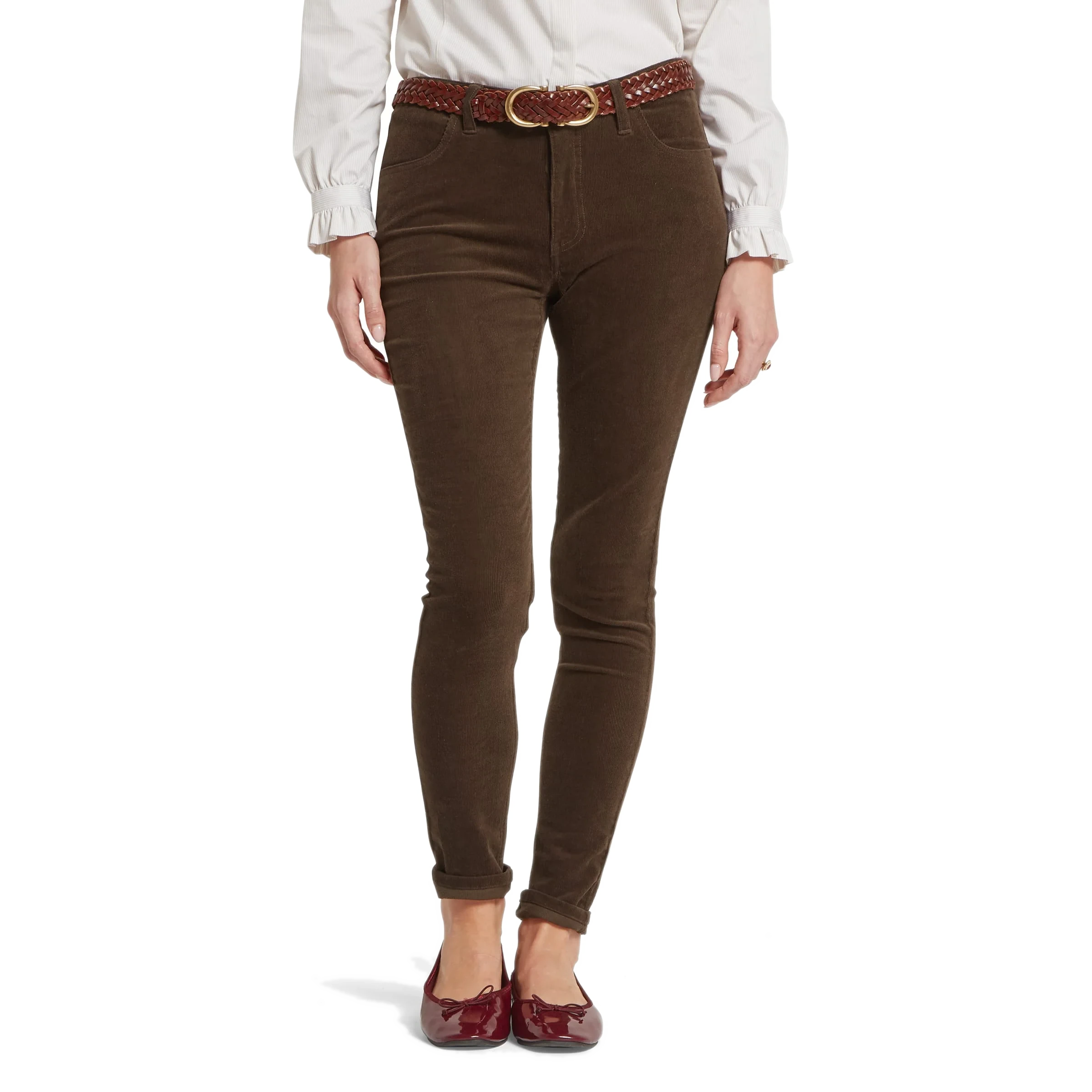 Schoffel Clover Cord Jeans Chocolate