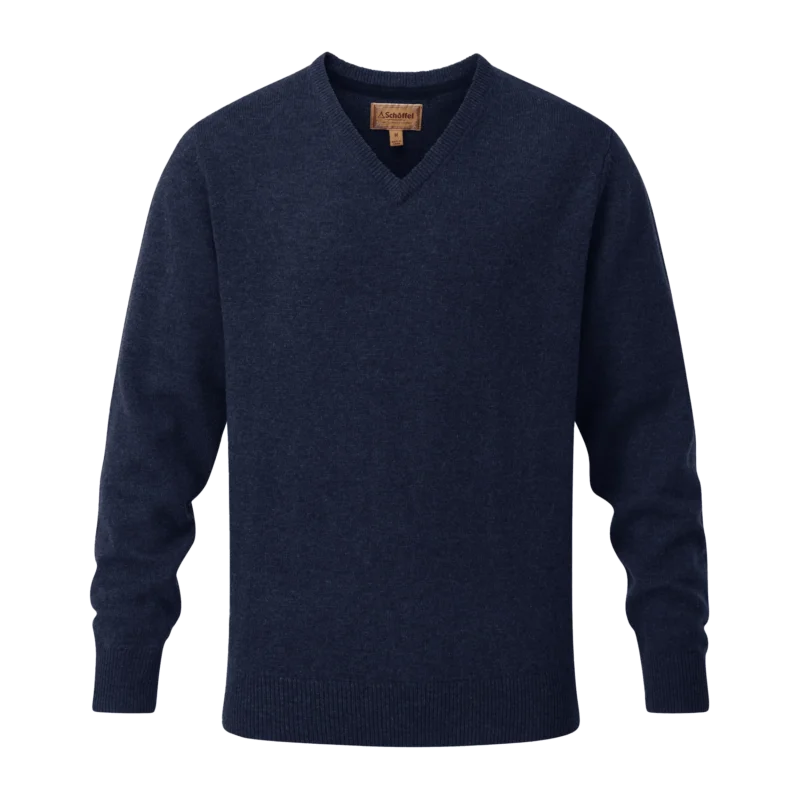 Schoffel Lewis Lambswool V Neck Jumper