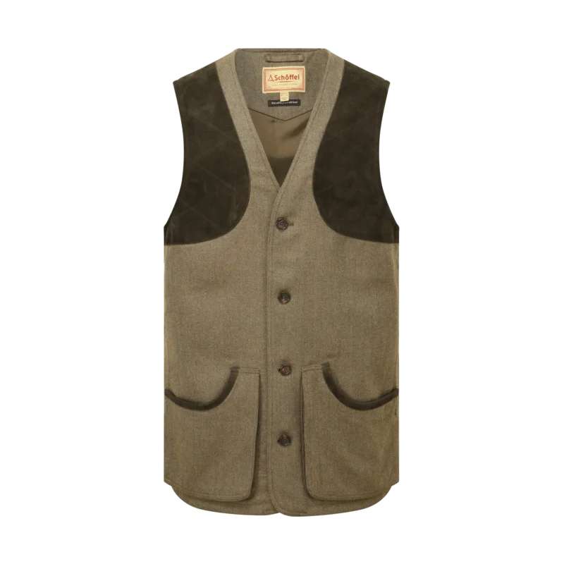Schoffel Ptarmigan Tweed Waistcoat