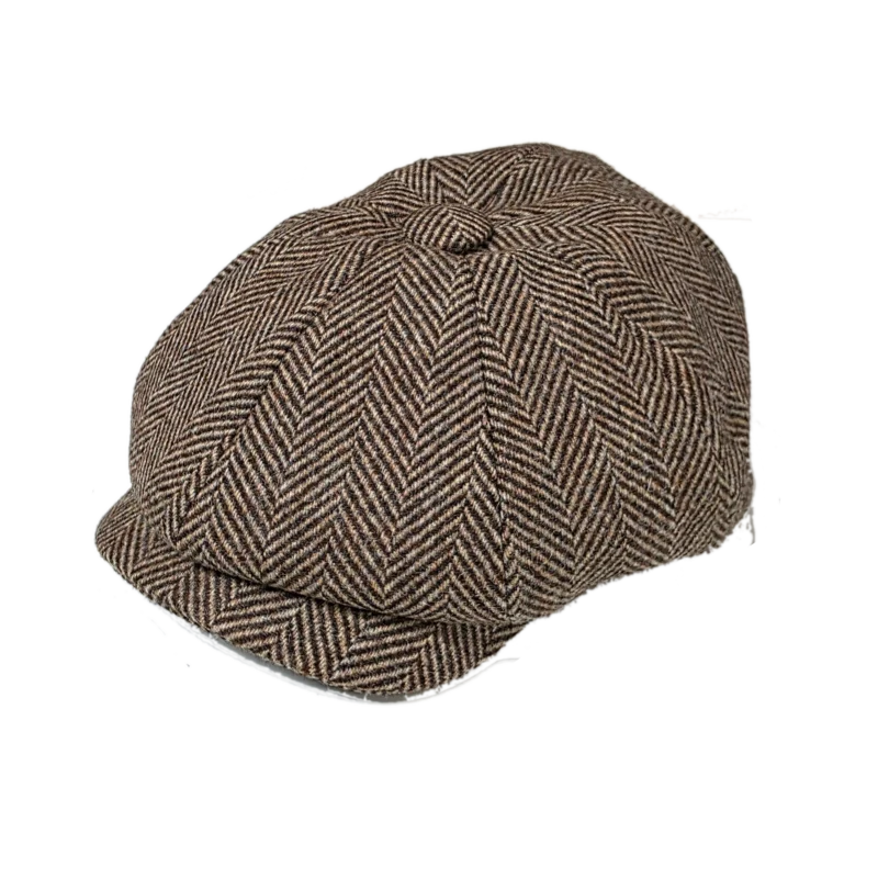 Holland Cooper Baker Boy Tweed Cap
