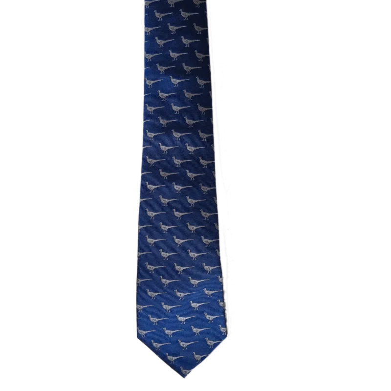 Ian Coley Silver Pheasant Tie