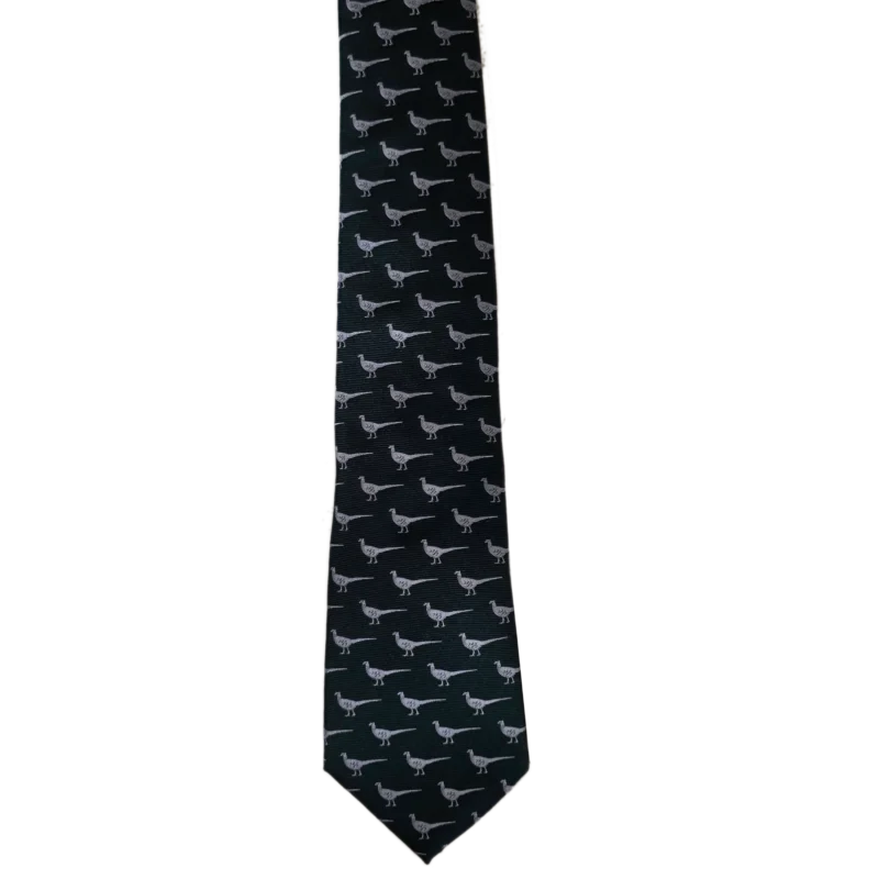 Ian Coley Silver Pheasant Tie