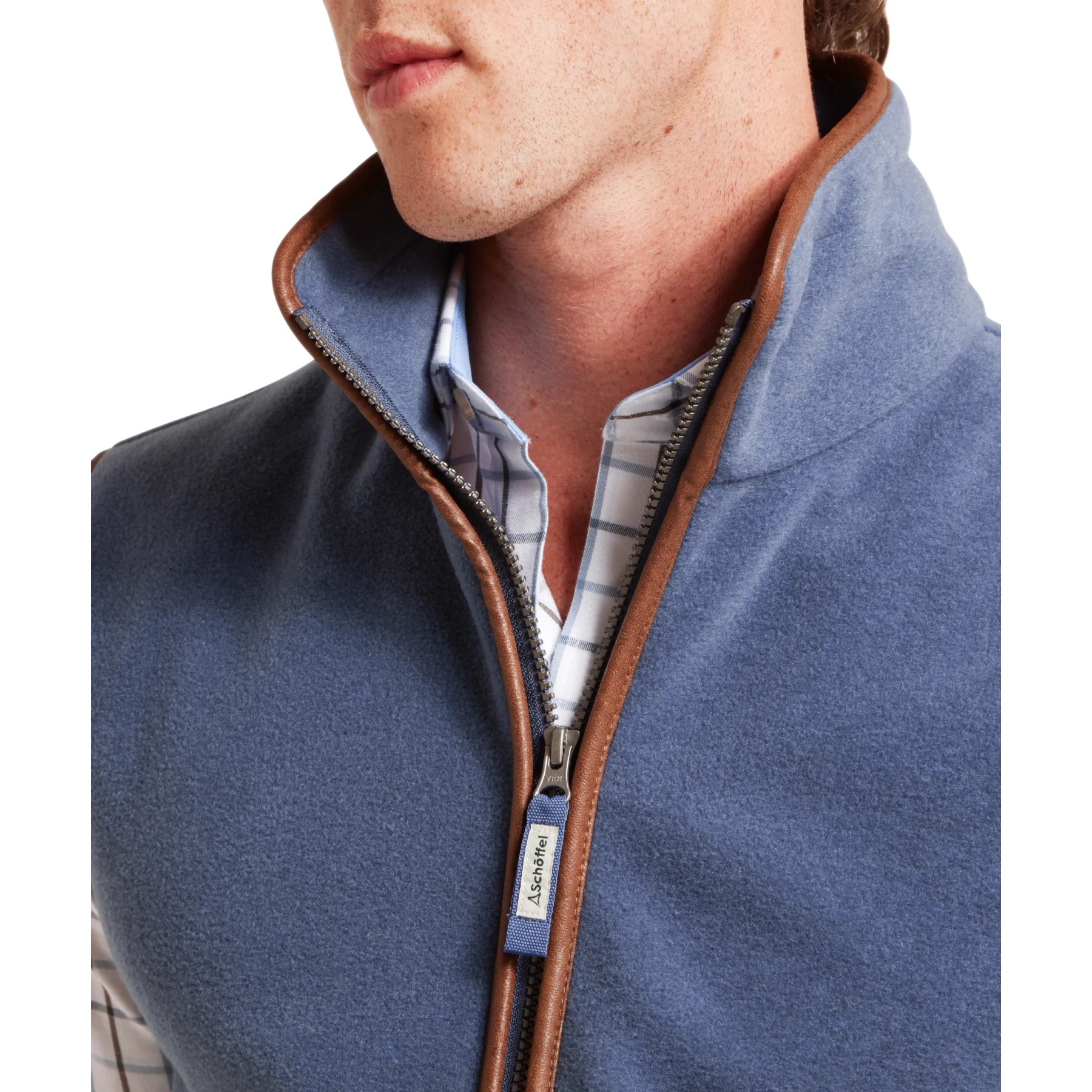 Schoffel Oakham Fleece Gilet Storm Blue