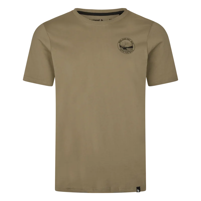 Seeland Hunting Landscape T Shirt Covert Green