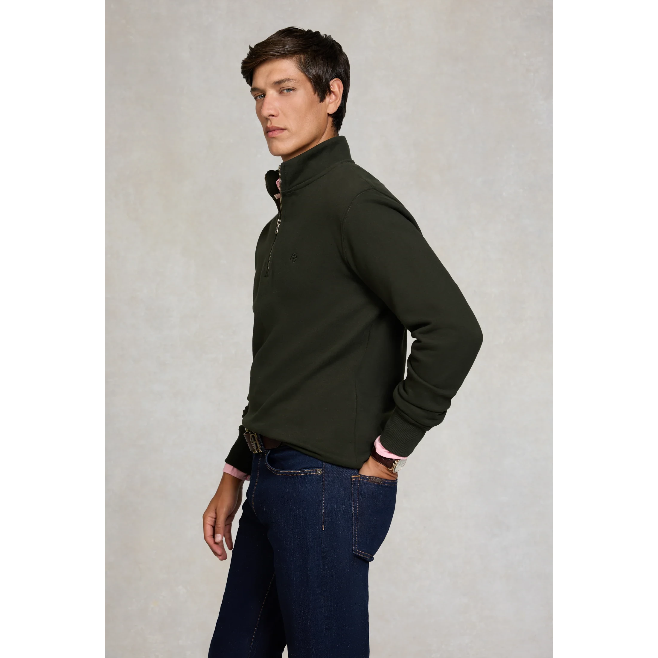 Holland Cooper Mens Quarter Zip Sweatshirt