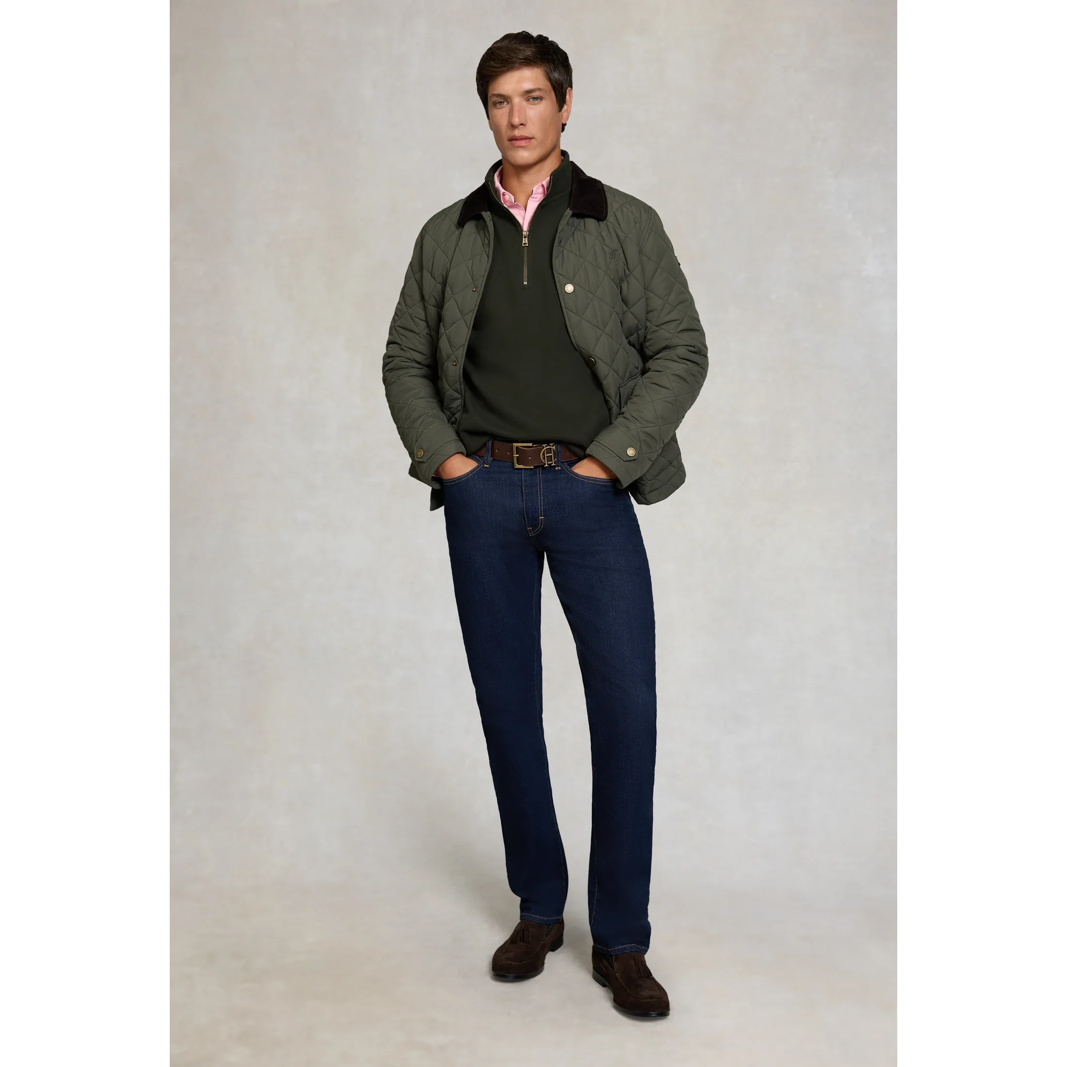 Holland Cooper Mens Quarter Zip Sweatshirt