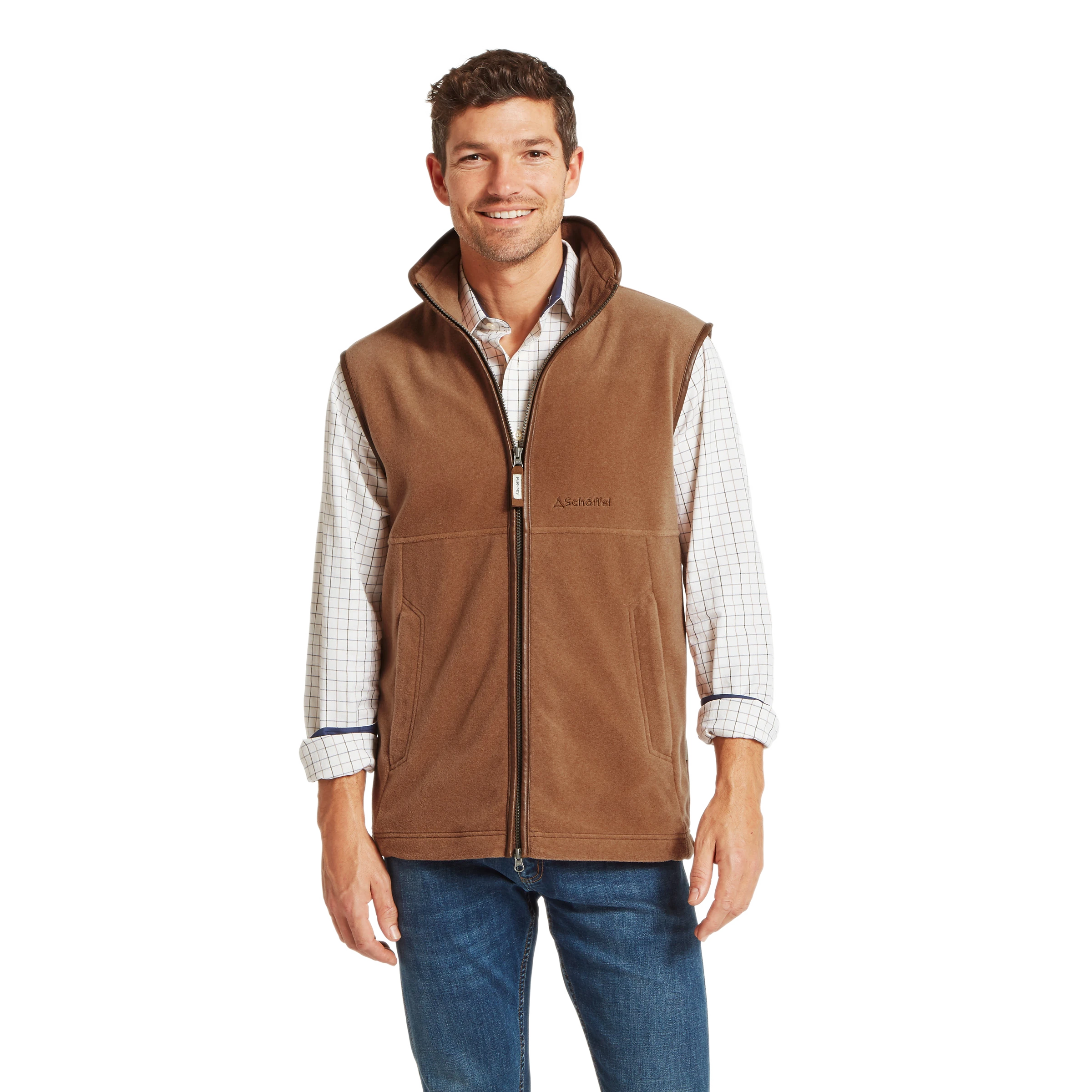 Schoffel Oakham Fleece Gilet Toffee
