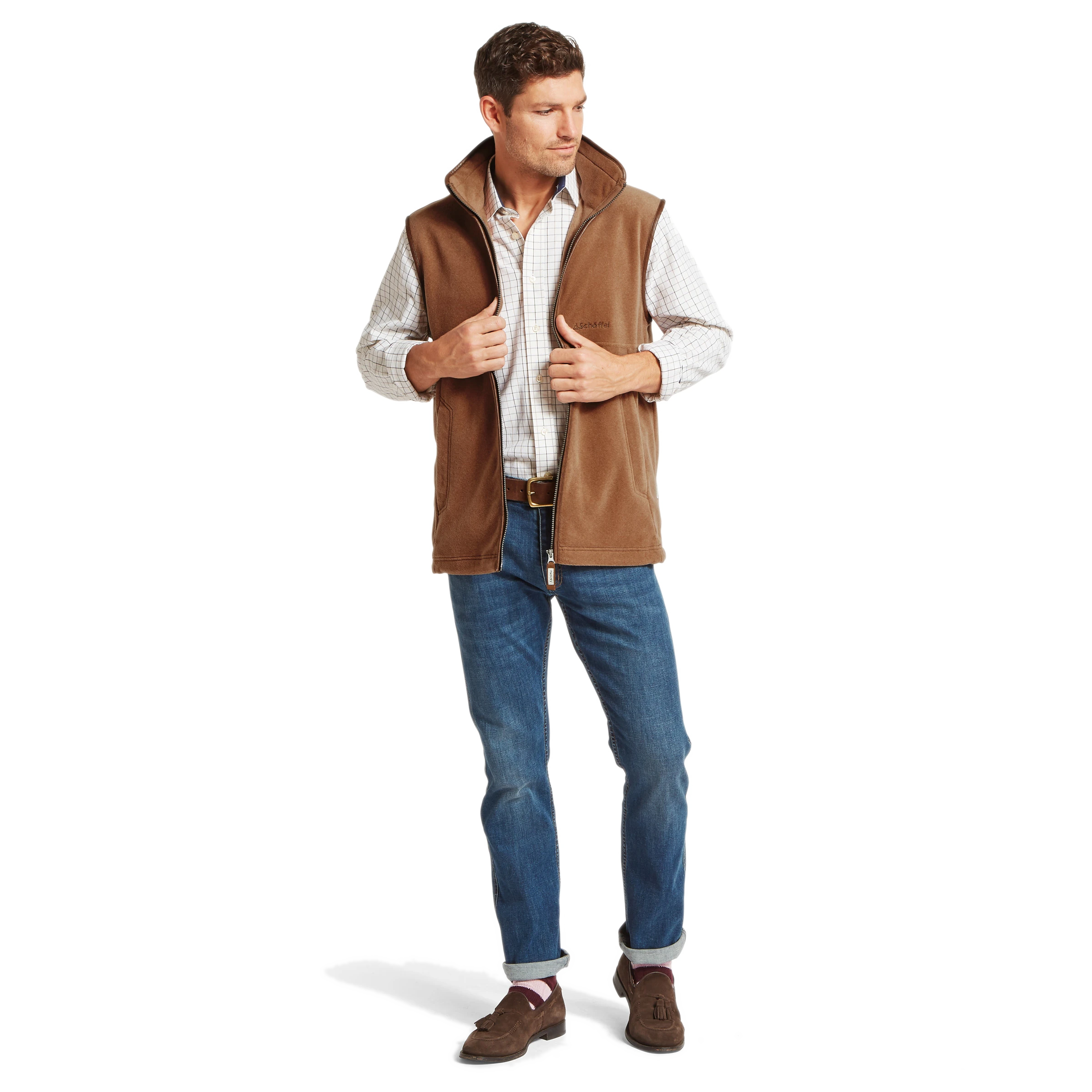 Schoffel Oakham Fleece Gilet Toffee