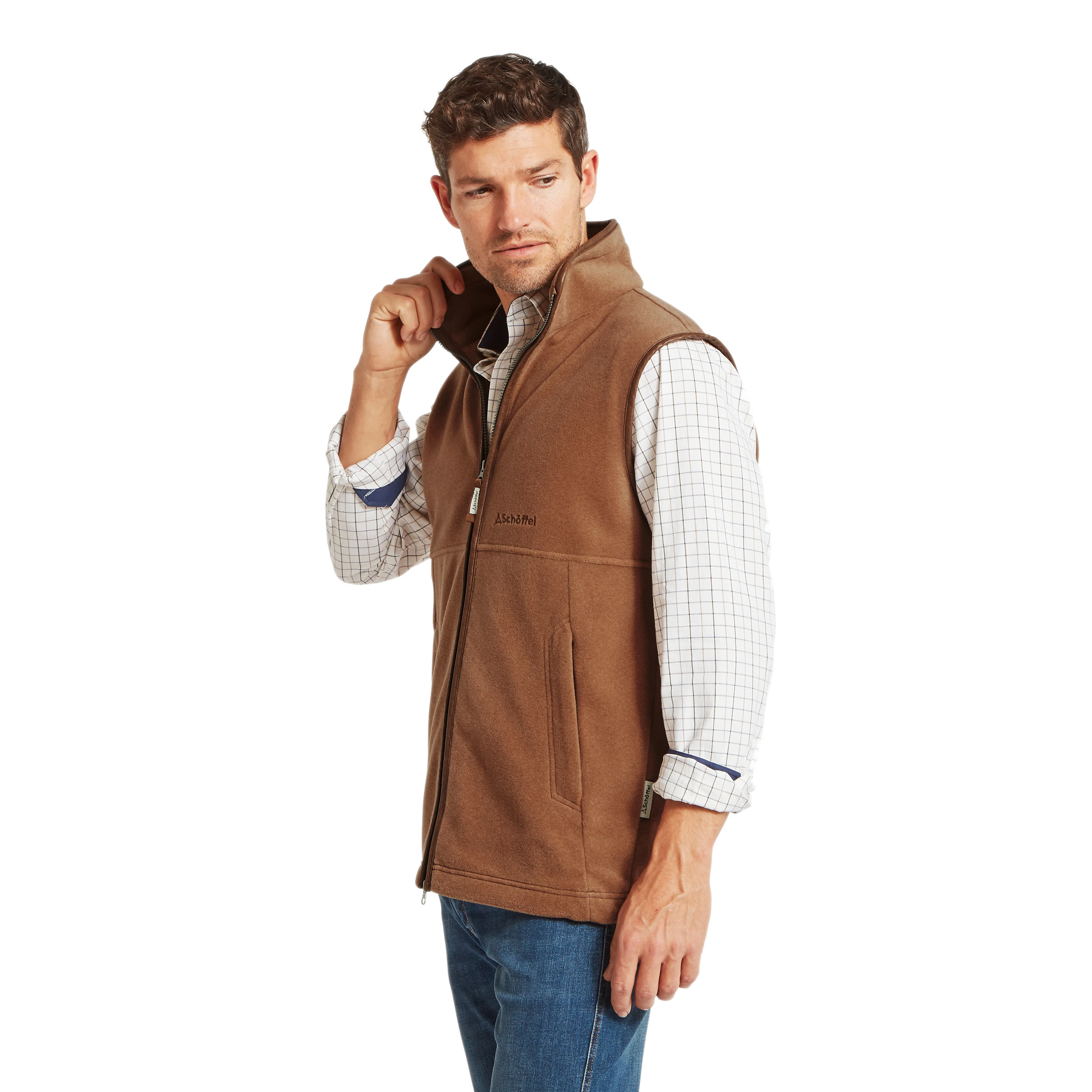 Schoffel Oakham Fleece Gilet Toffee