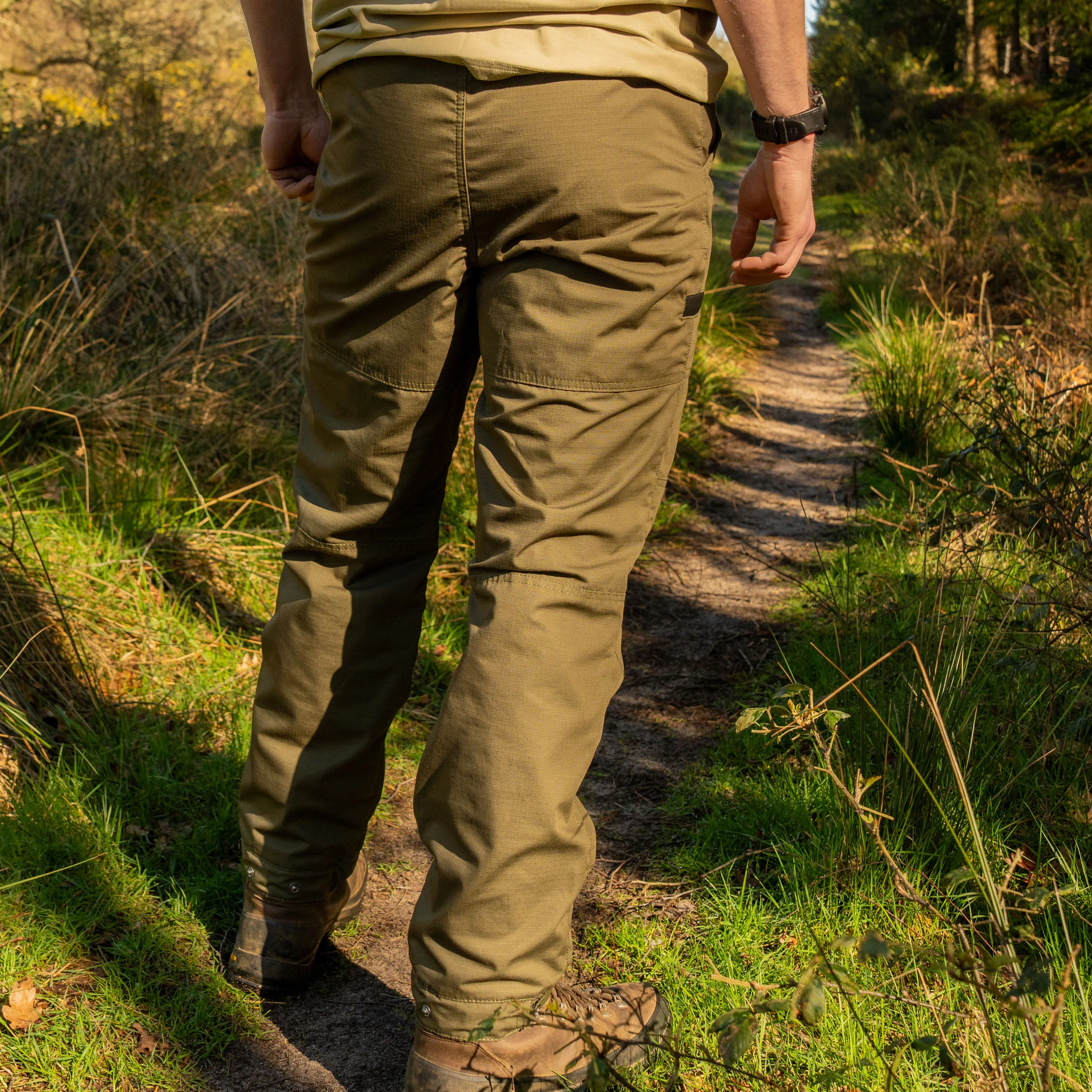 Fortis Mens Waterproof Venator Trousers Olive Green