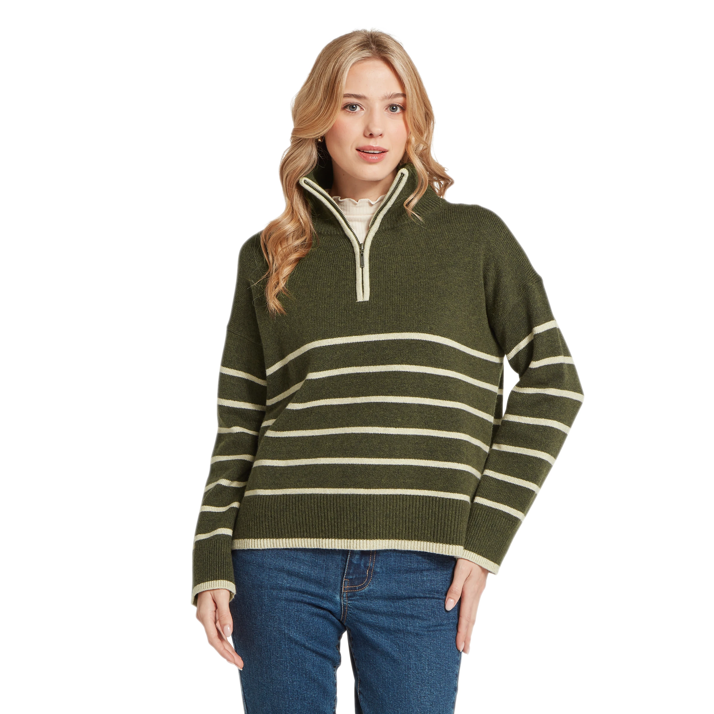 Schoffel Sandsend Quarter Zip Jumper