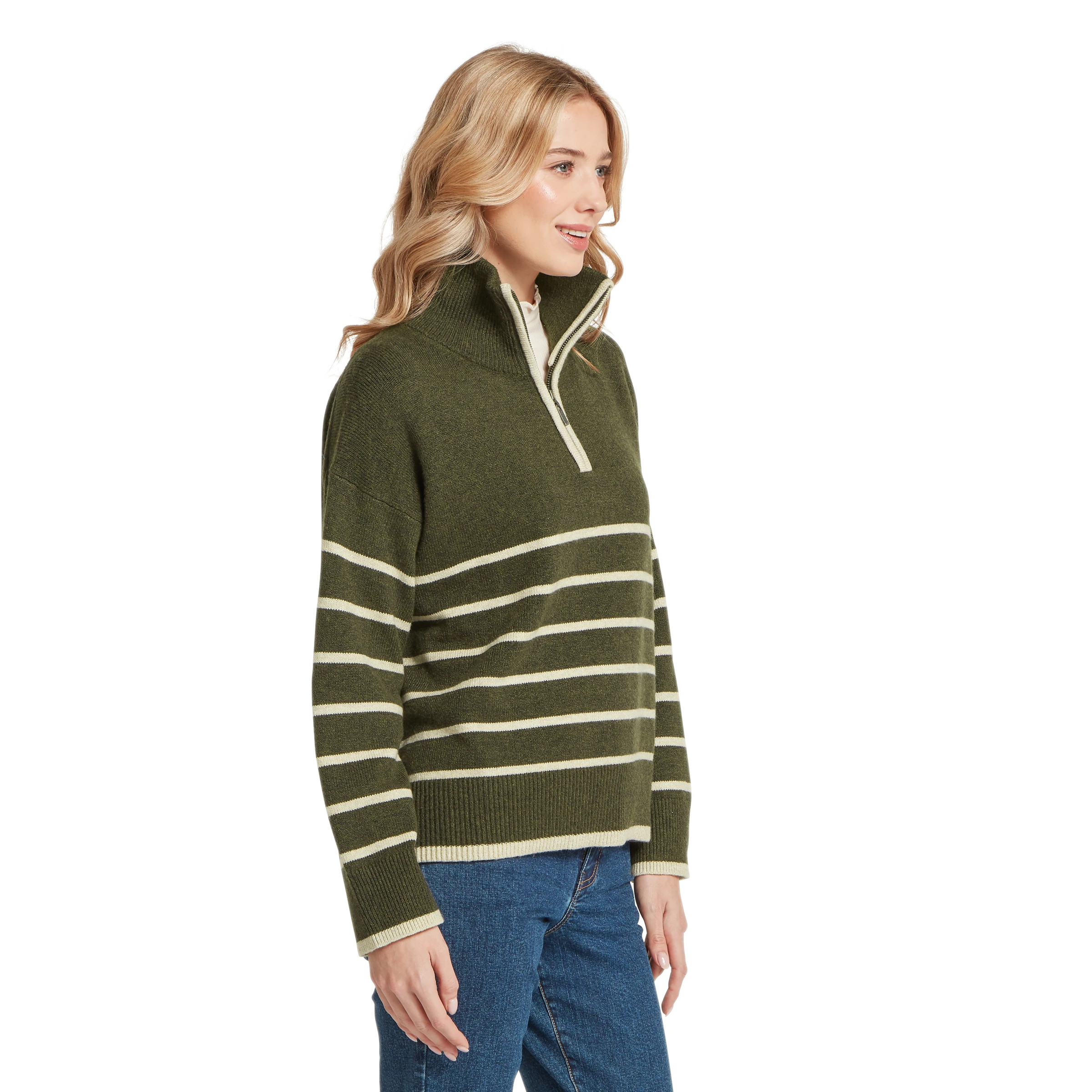 Schoffel Sandsend Quarter Zip Jumper