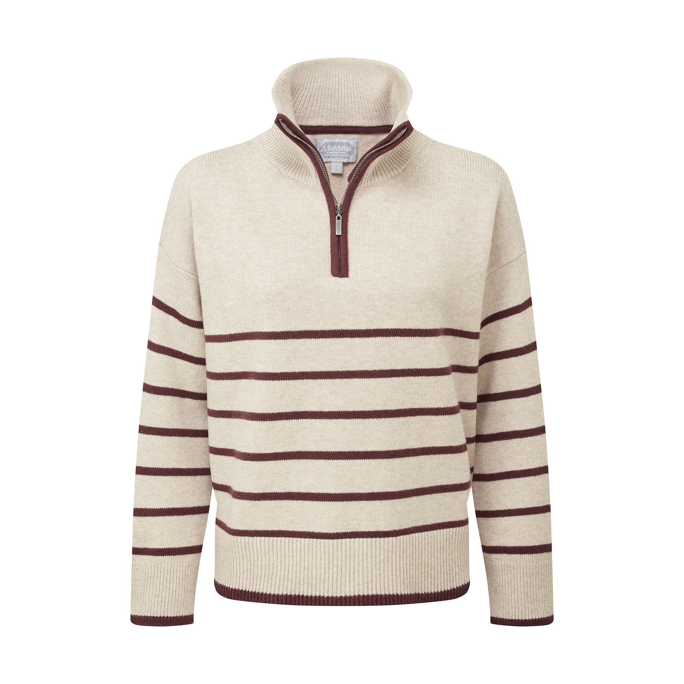 Schoffel Sandsend Quarter Zip Jumper