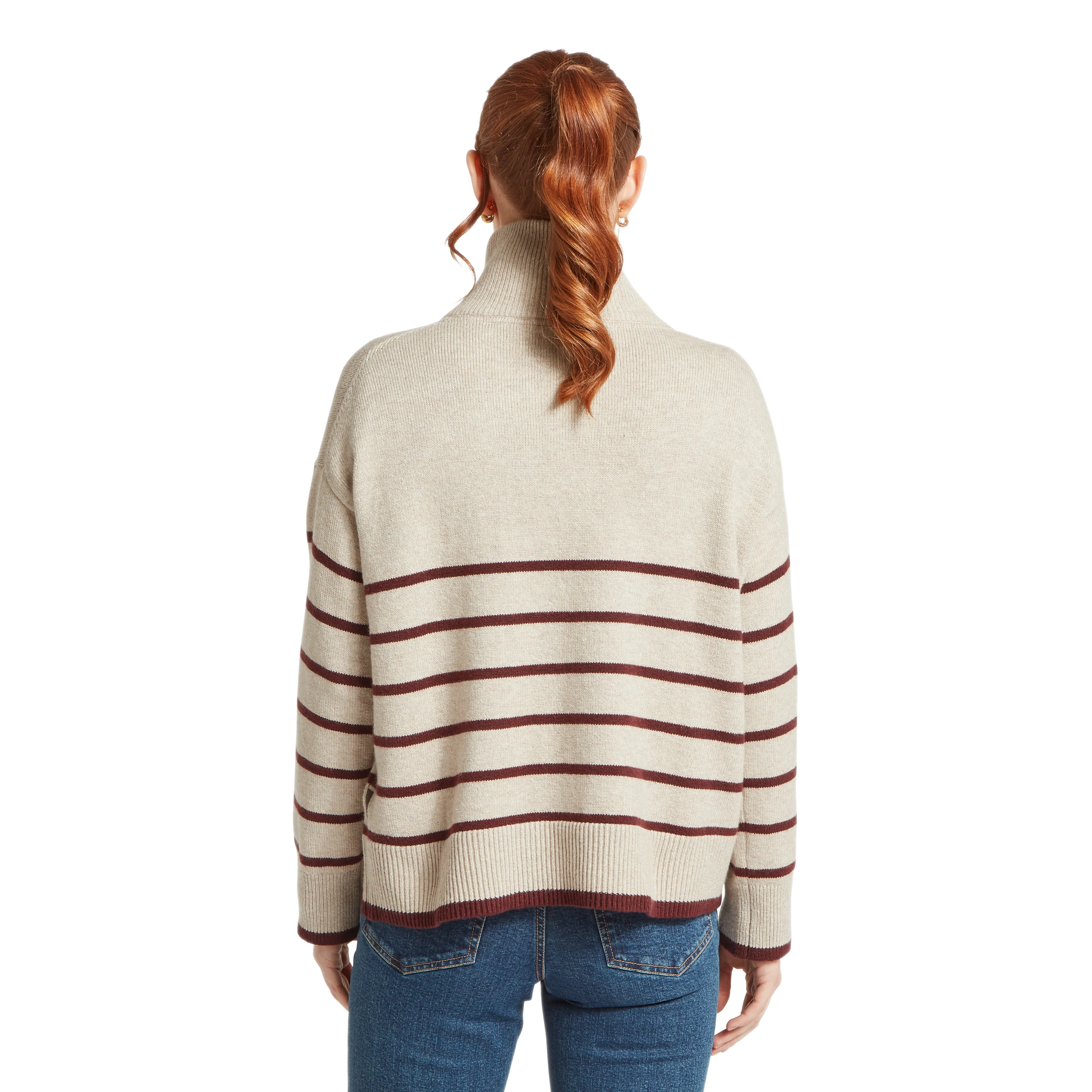 Schoffel Sandsend Quarter Zip Jumper