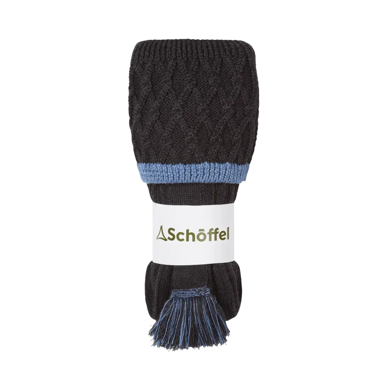 Schoffel Mens Lattice Socks Charcoal 0