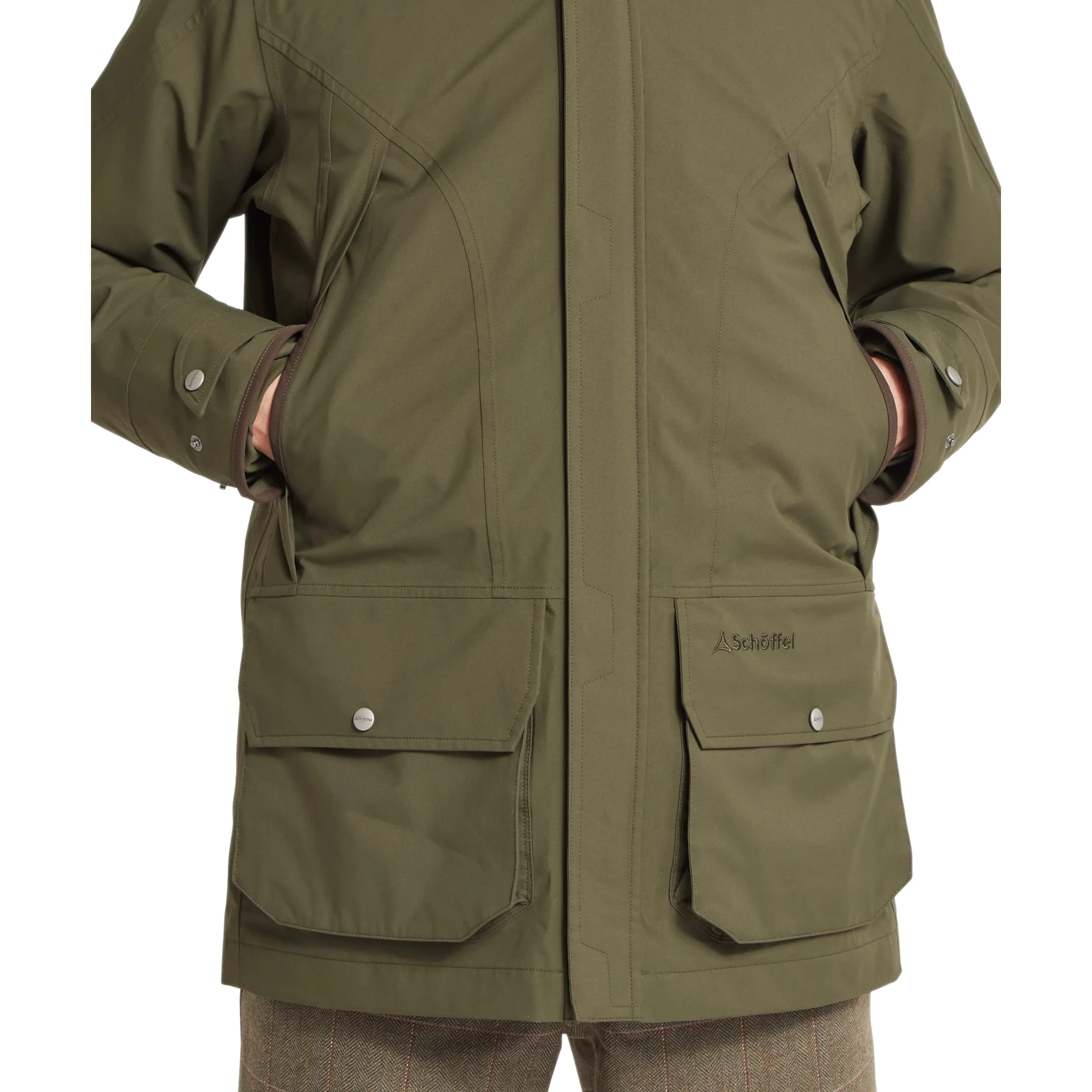 Schoffel Snipe Ultralight Coat Forest Hand Warmer pockets