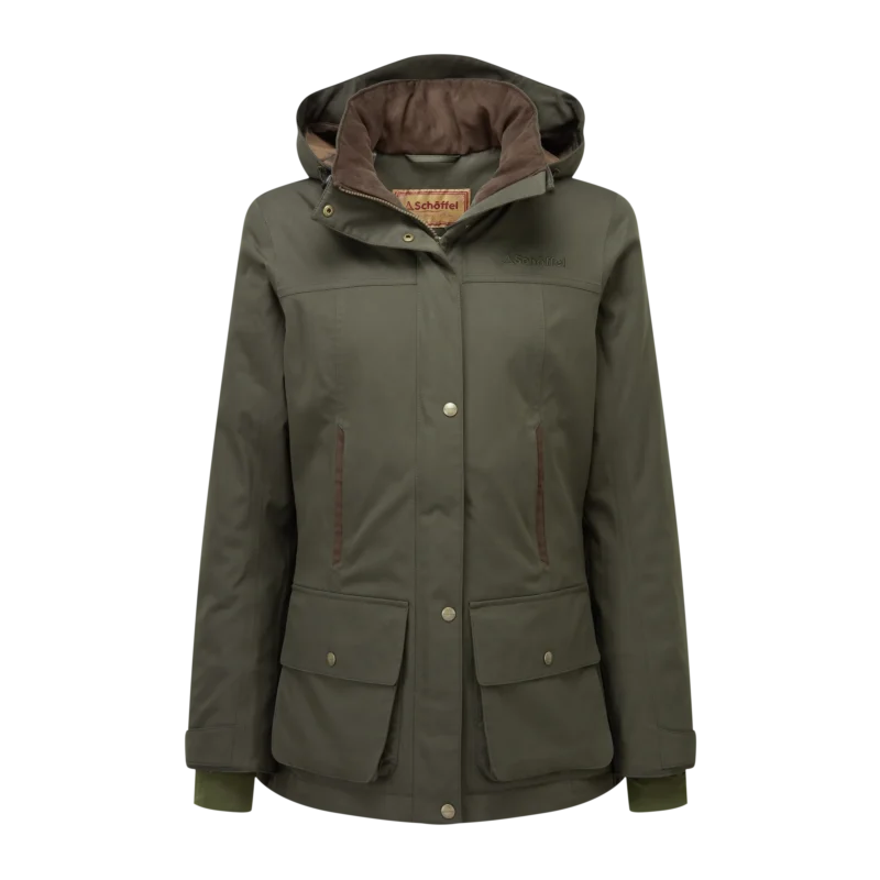 Schoffel Womens Langton Coat Dark Woodland