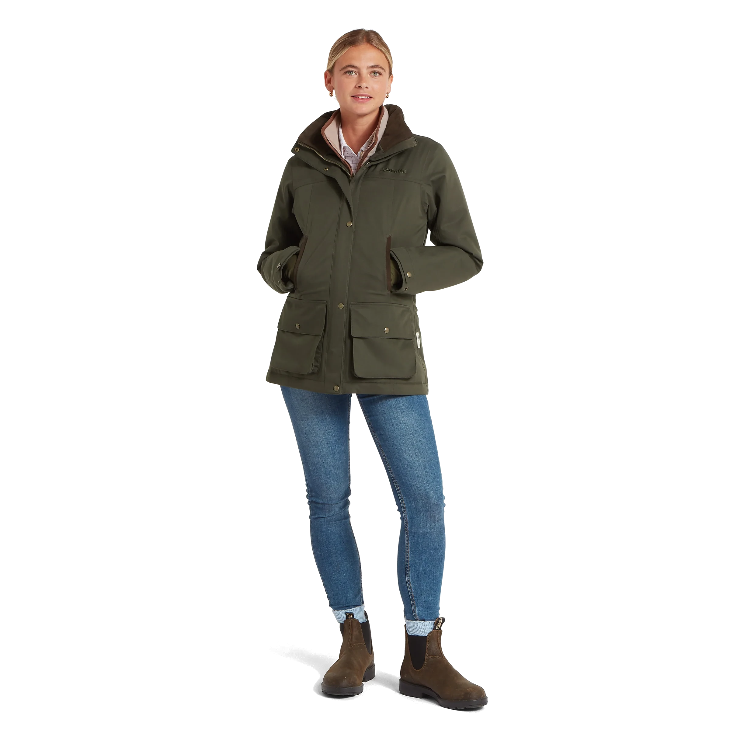 Schoffel Womens Langton Coat Dark Woodland
