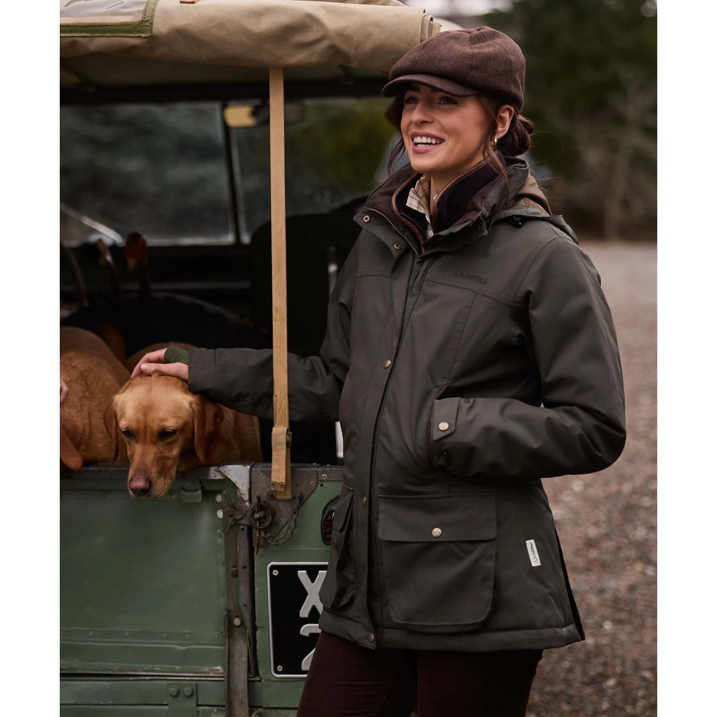 Schoffel Womens Langton Coat Dark Woodland