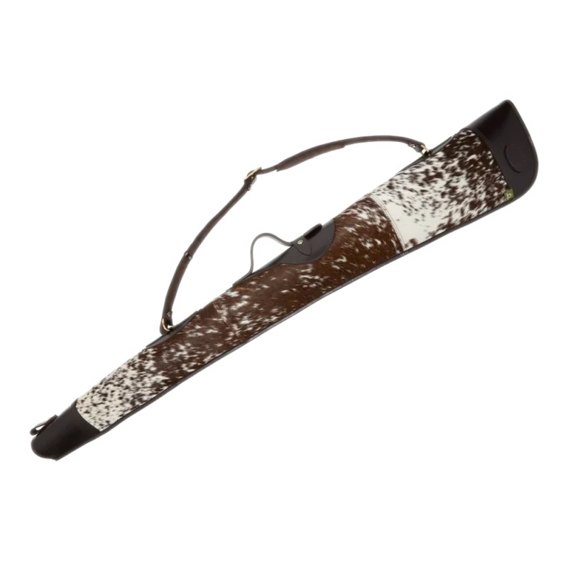 Chatham Cow Hide Gun Slip Full Zip White and Brown