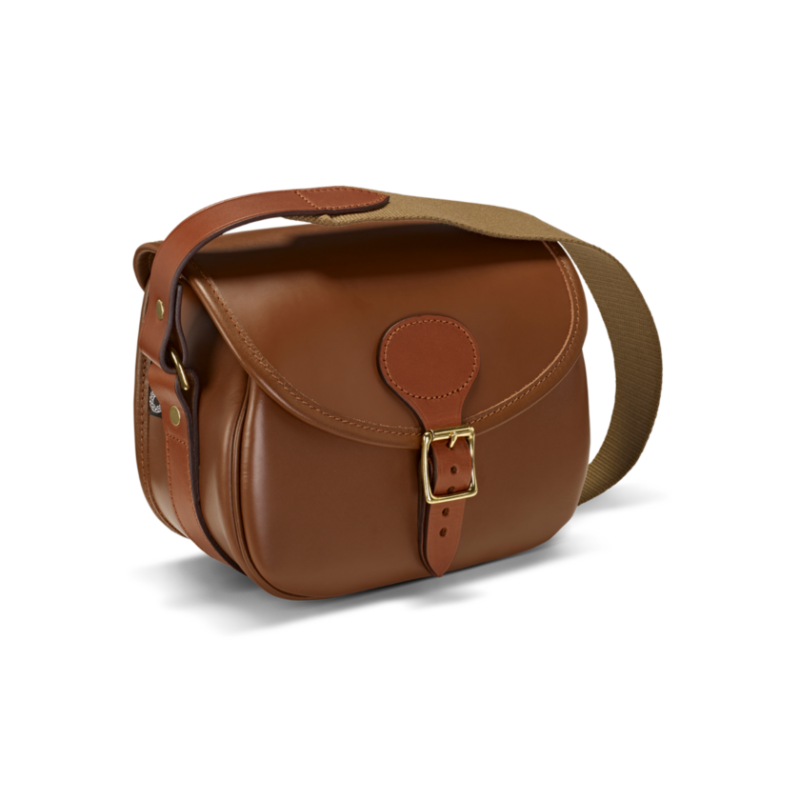 Croots Byland Leather Cartridge Bag London Tan