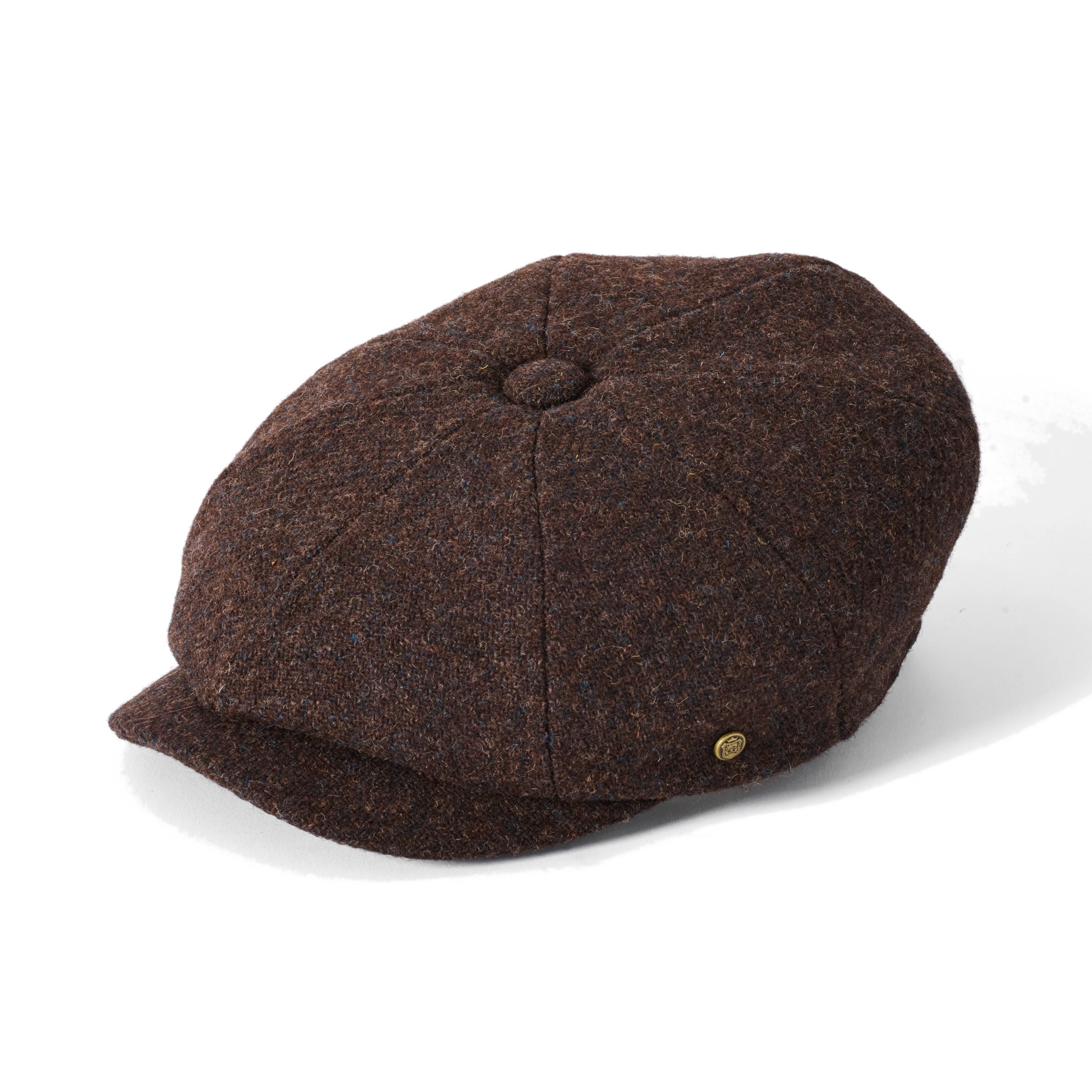Failsworth Carloway 8 Piece Newsboy Bakerboy Cap Brown