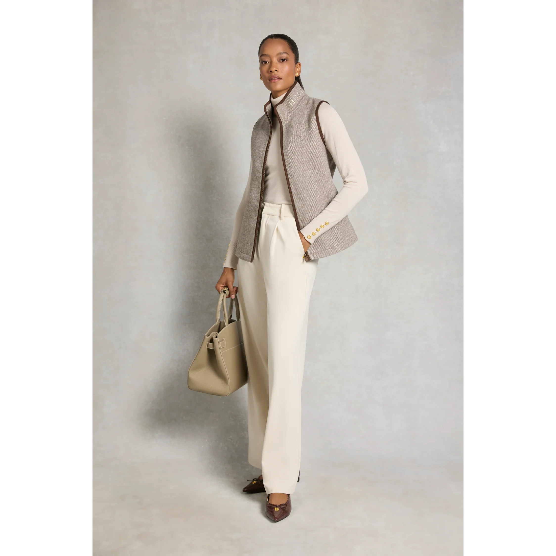 Holland Cooper Hillford Gilet Sahara Twill