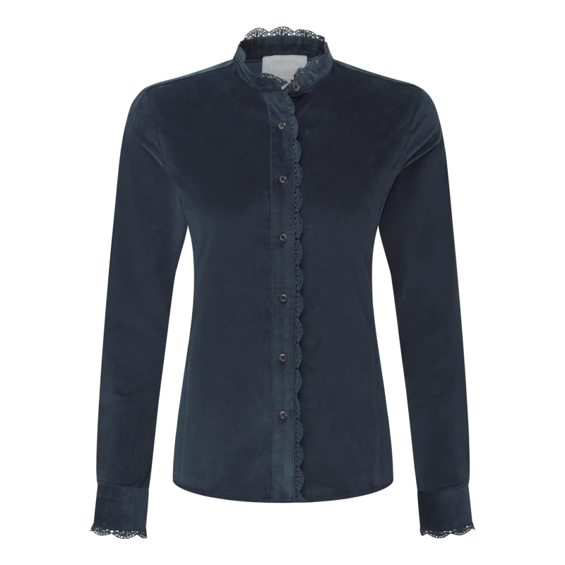 Schoffel womens Thetford Cord Shirt Blueberry
