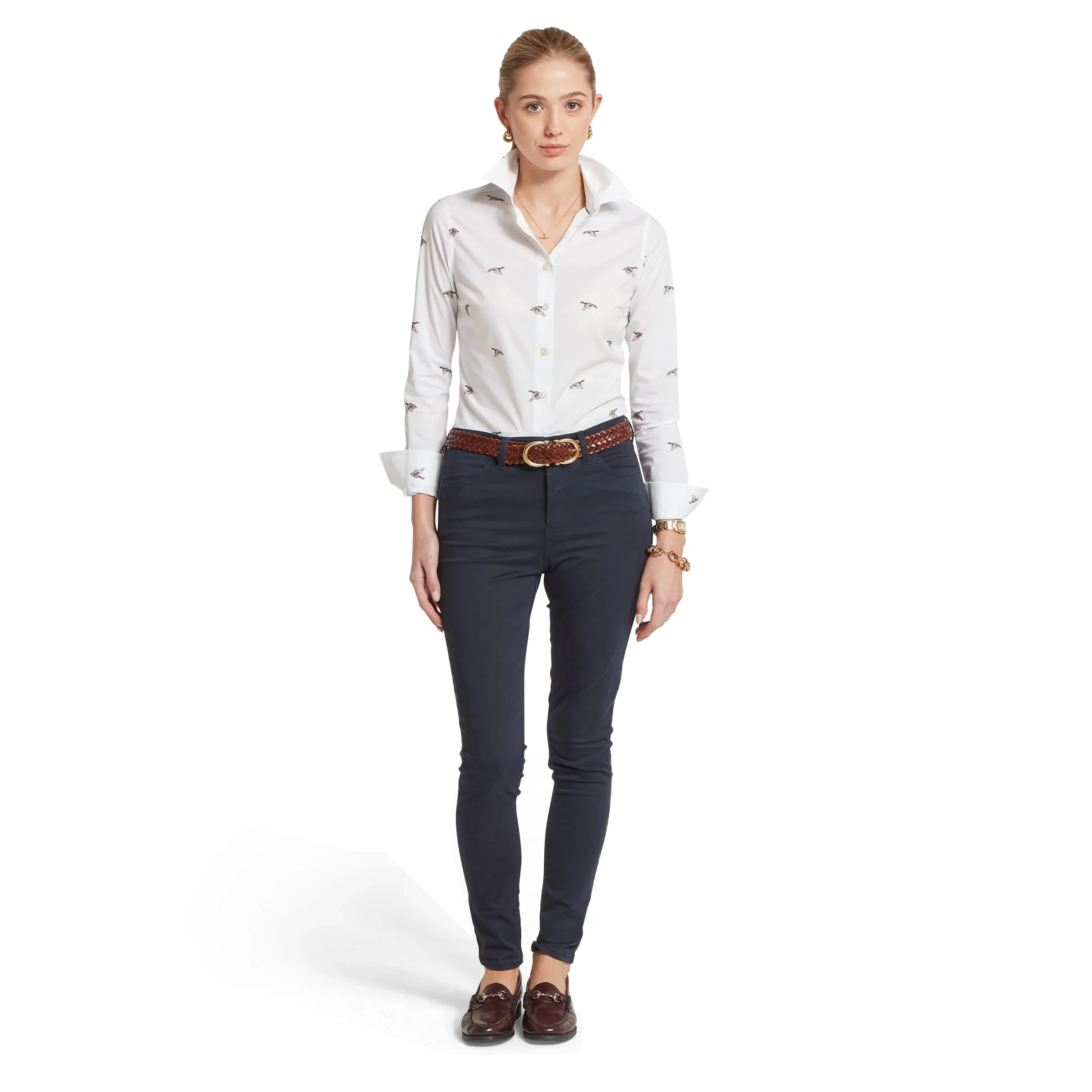 Schoffel Womens Norfolk Shirt Painted Mallard