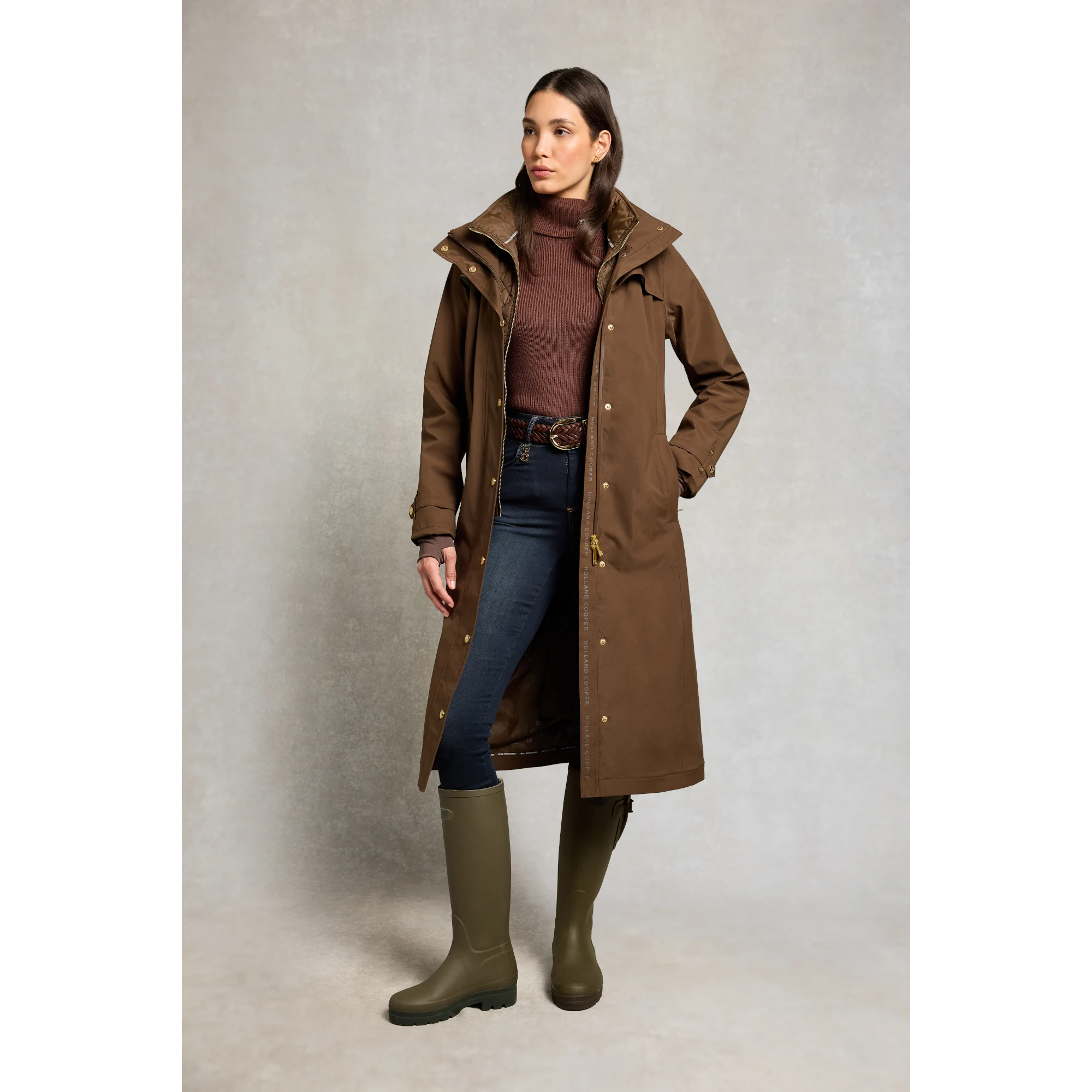Holland Cooper Farnley Wellington Hunter Green