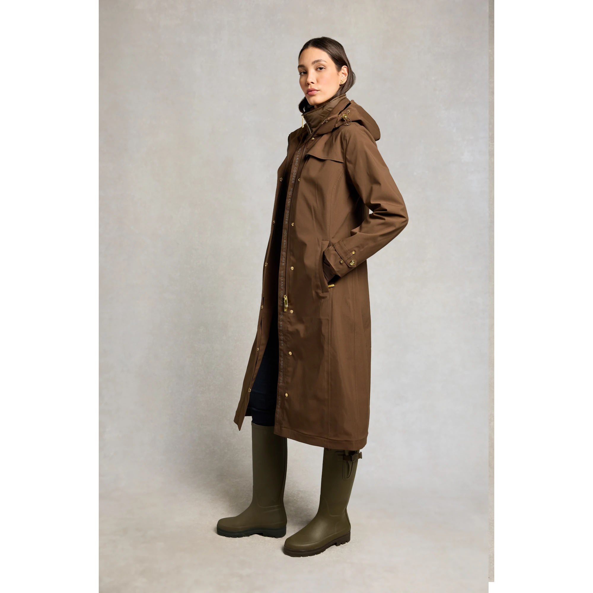 Holland Cooper Farnley Wellington Hunter Green