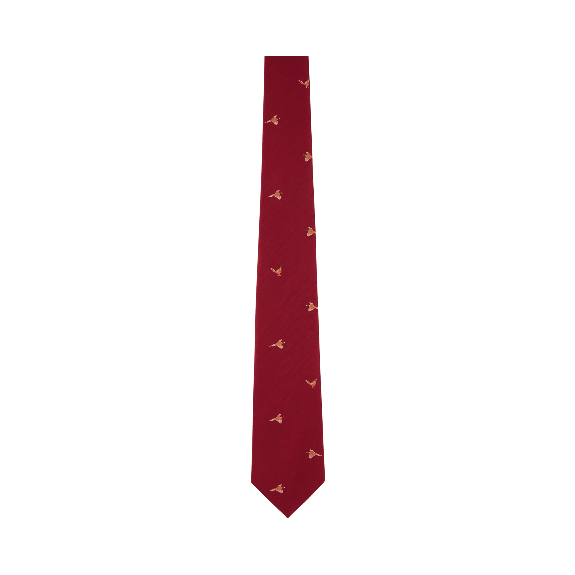 Schoffel Ashford Silk Tie in Chilli Pheasant